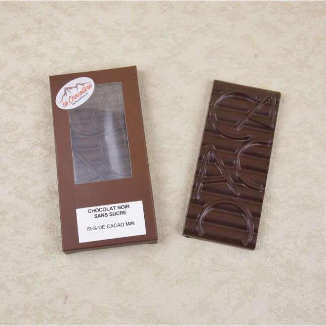 Tablette Chocolat noir 55 % - Sans sucres - Chocolat sans sucres - Chocolats  
