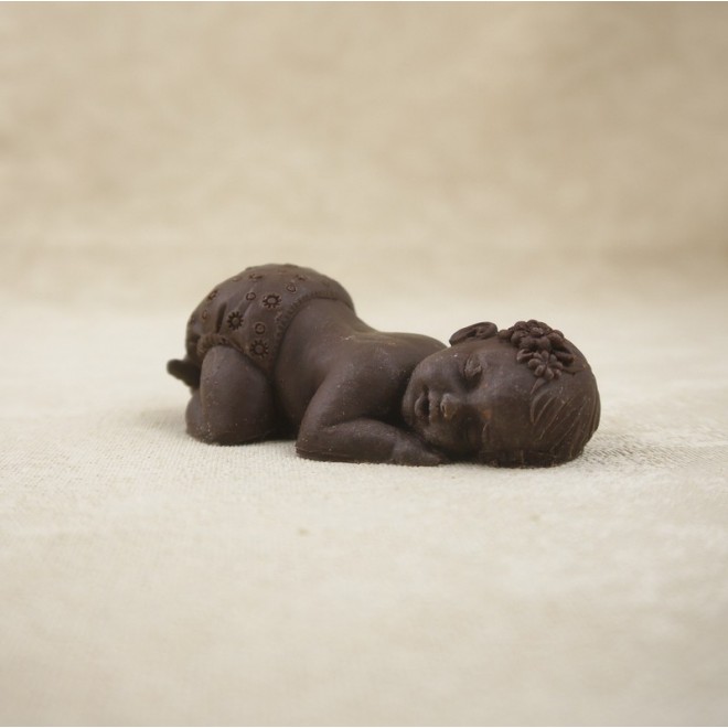Bébé moyen chocolat noir